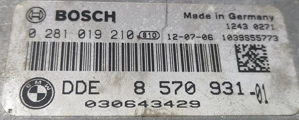 0281019210 8570931-01 O 7DUW-00000C64-019 EDC17C56 BMW F30 2.0D 2012Y ATgearbox BENCH FULL.rar