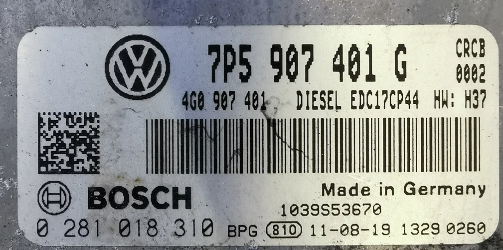 0281018310 7P5907401G 4G0907401 1037521077 EDC17CP44 Porshe Caenne 3.0D 155kW CRBC 2011 BENCH FULL.rar