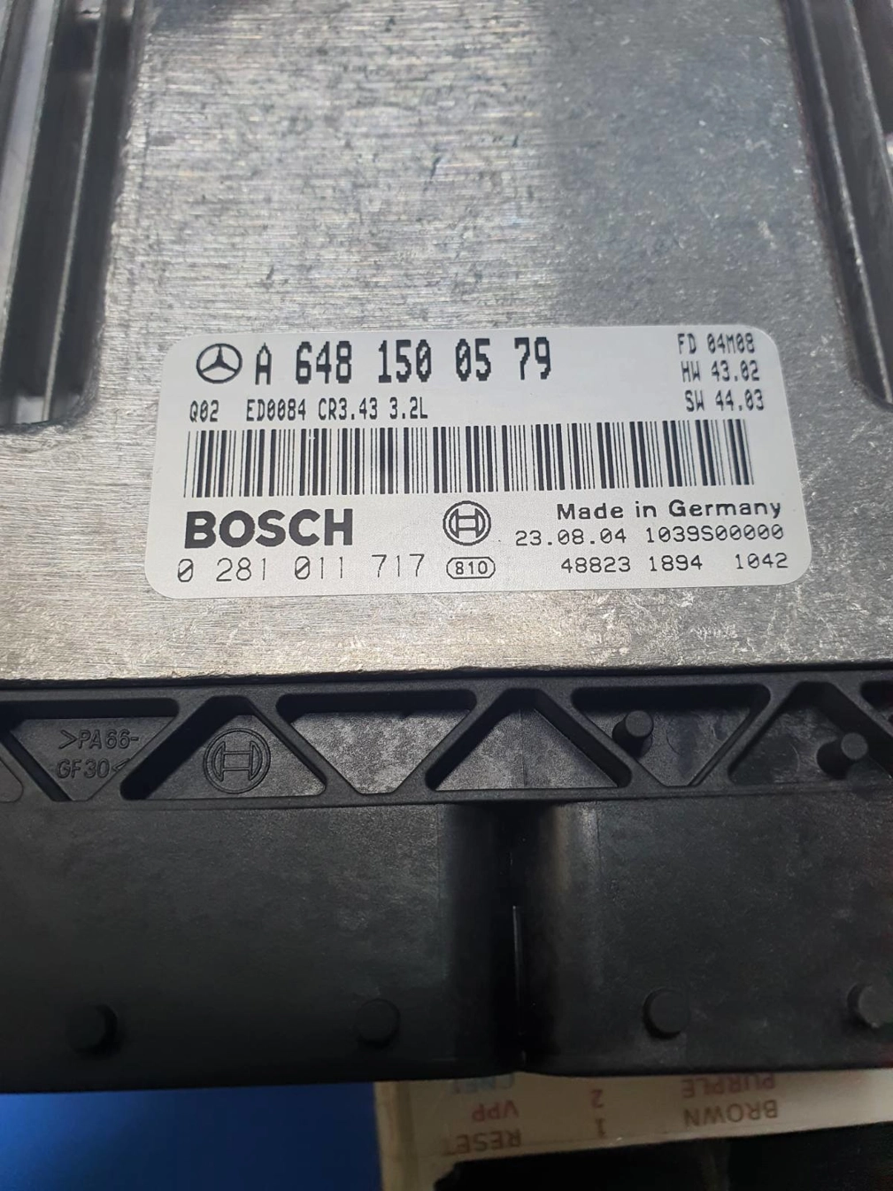 0281011717 A6481500579 CR3.43 1037375649 EDC16C2 MB W211 3.2CDI 2007Y ATgearbox BENCH FULL.7z