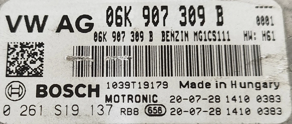 0261S19137 06K907309B 81A907115A 0002 10SW045720 MG1CS111 Seat Ateca FR 2.0TFSi 140kW FOX BENCH FULL.rar