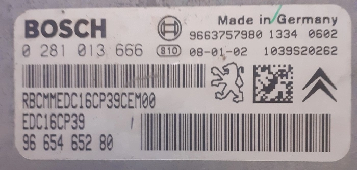 0281013666 9665465280 9663757980 1037391725 EDC16CP39 Peugeot 4007 2.2HDI ORI+noDPF noEGR KTAG BDM FULL.rar