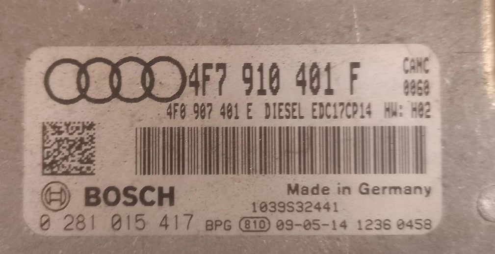 0281015417 4F7910401F 4F7910401L 4F0907401E 0100 1037516638 EDC17CP14 Audi  A6 C6 2.7TDI ATgearbox FOXFLASH FULL.rar