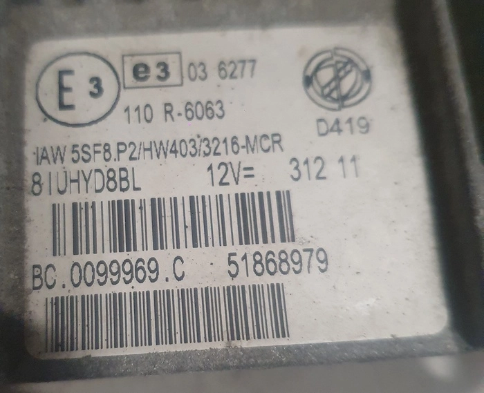 51868979 8IUHYD8BL BC.0099969.C IAW 5SF8.P2 HW403 3216-MCR Fiat Punto IOterminal FLASH.rar