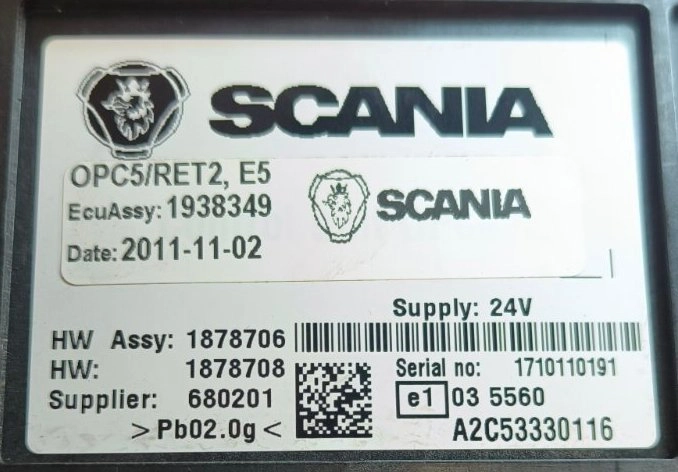 A2C53330116 1938349 1878706 1878708 680201 TCU Scania OPC5 RET2 2011 25256 EEP.rar