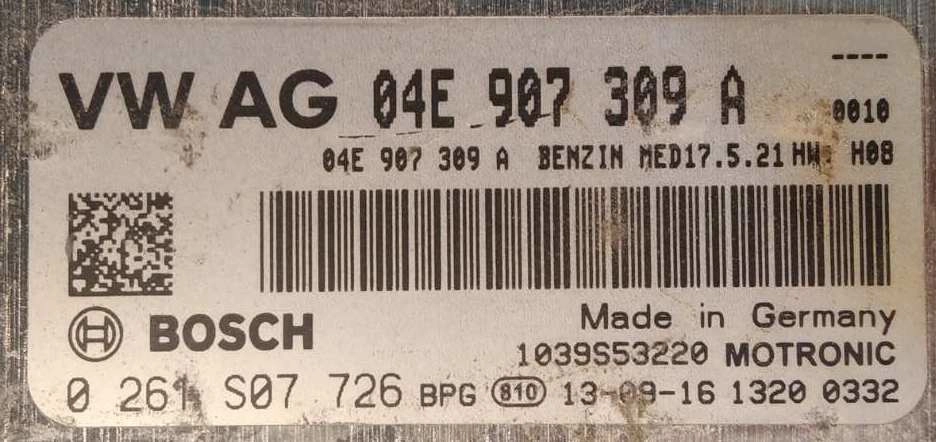 0261S07726 04E906016DF 04E907309A 7521 1037555230 MED17.5.21 Audi A3 1.4TSI 90kW CXSA BENCH FULL.rar