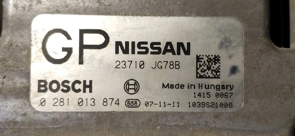 0281013874 23710-JG78B 1037535053 EDC16CP33 Nissan Xtrail 2.0DCI MTgearbox BENCH FULL.rar