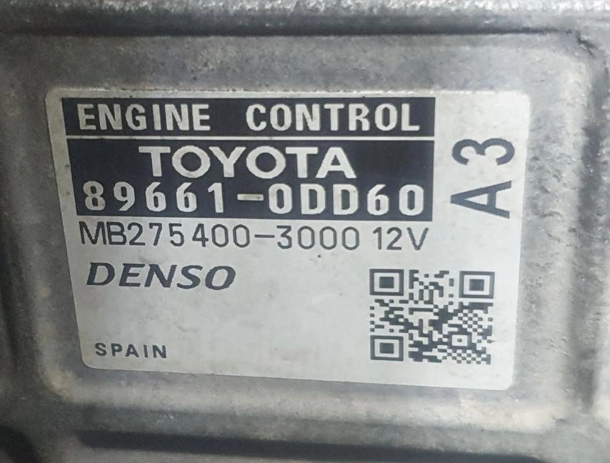89663-0D880 89661-0DD60 MB275400-3000 DENSO TOYOTA YARIS 1.4VVTI 2010Y MMTgearbox FULL.7z