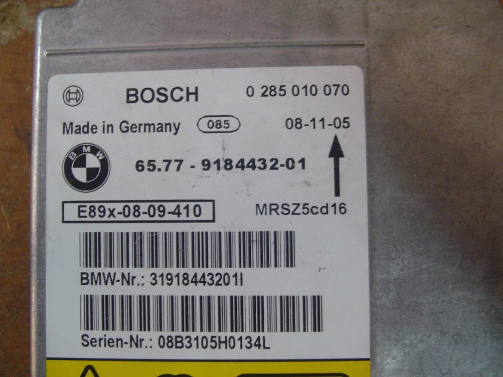 65.77-9184432 0285010070 BMW 2008Y 95640 CRASH+CLEAR SRS.rar