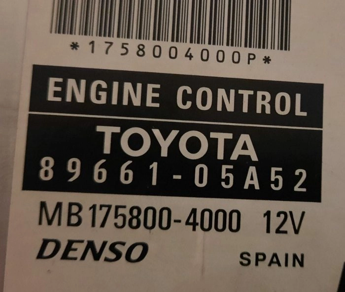 89663-05B60 89661-05A52 MB175800-4000 DENSO Toyota Avensis 2.0d 93kw 2007 ORI+noDPF noEGR KTAG BDM FULL.rar
