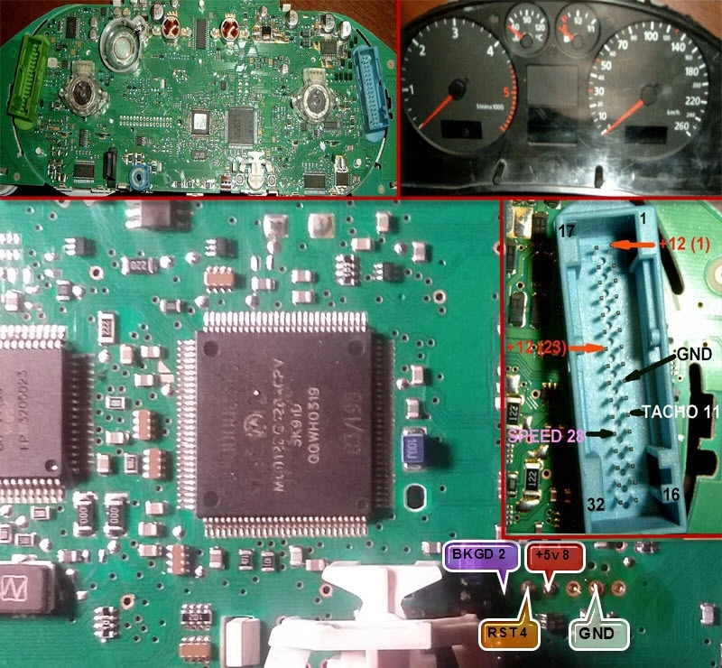8D0920900R D51 DASH Audi A4 2001Y PINOUT 5H55W FULL.7z