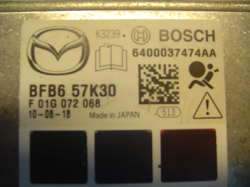 BFB657K30 BFB6-57K30 Mazda 3 09y 95640 BOSCH CRASH+CLEAR SRS.rar
