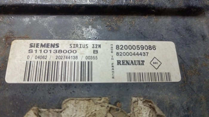 8200059086 S110138000 8200044437 RE100111RE100 SIRIUS32N Renault Megane Scenic 1.4i ORI+E2 KTAG FLASH.rar