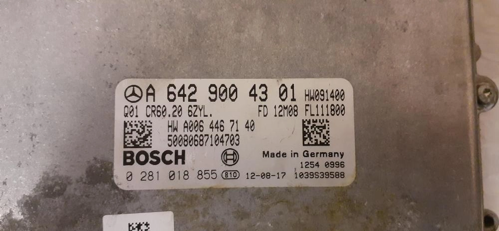 0281018855 A6429004301 10SW004784 EDC17CP46 CR60.20 6ZIL MB W166 190KW 2012Y ATgearbox BENCH FULL.rar