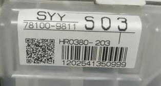 78100-9811S03 HR0380-203 DASH HONDA FREED 2012Y 93c76 EEP.rar
