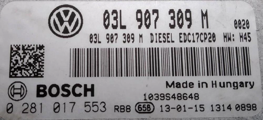 0281017553 03L907309M 03L906019GH 1037525525 EDC17CP20 VW T5 2.0TDI 2013Y MTgearbox KTAG FULL.rar