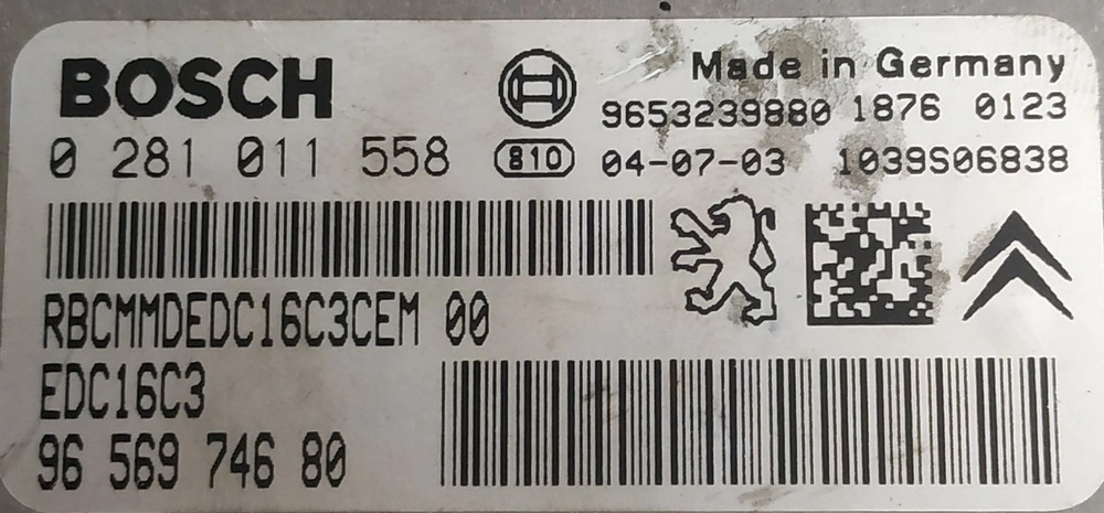 0281011558 9655930780 1037374181 EDC16C0 Peugeot 407 1.6HDI ORI+noDPF noEGR KTAG BDM FULL.rar