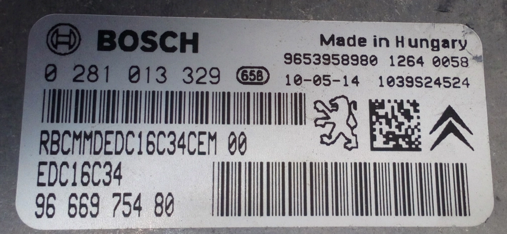 0281013329 9666975480 9653958980 1037391731 EDC16C34 Citroen Berlingo 1.6HDI 80KW 2010 MTgearbox FGtech BDM FULL.rar