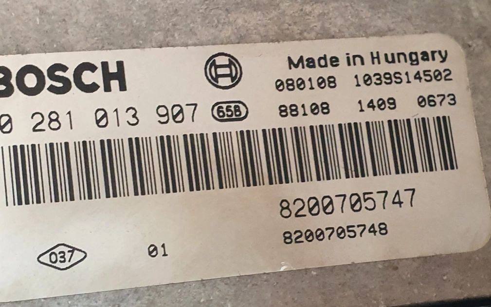 0281013907 8200705747 1037383323 EDC16C36 Renault Scenic 1.9DCI ktag BDM FULL.rar