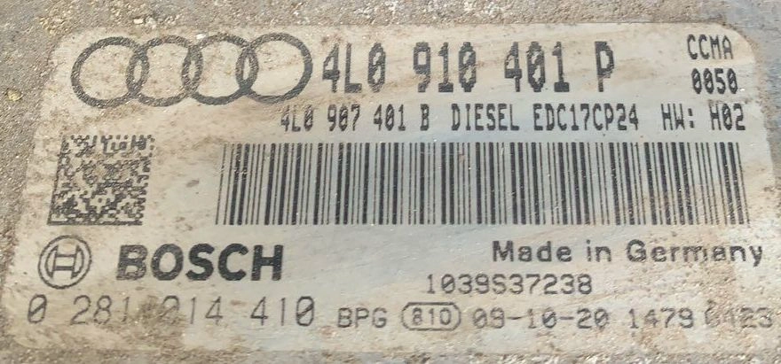 0281014410 4L0910401P 4L0907401B EDC17CP24 Audi Q7 3.0TDI CCMA ATgearbox OBD.rar