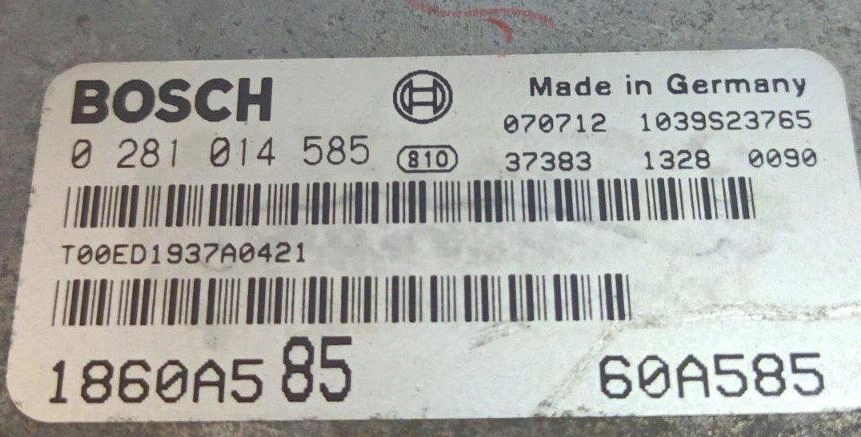0281014585 1860A585 37390644554 1037390644 EDC16U31 Mitcubishy Lancer 2.0D 2006 BENCH FULL.rar