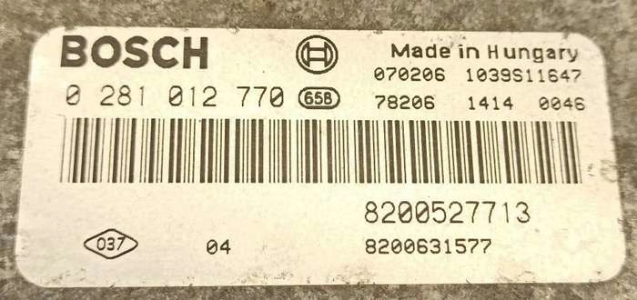 0281012770 8200527713 8200631577 1037382023 EDC16C3 Renault Laguna 1.9DCI MTgearbox BDM FLASH.rar