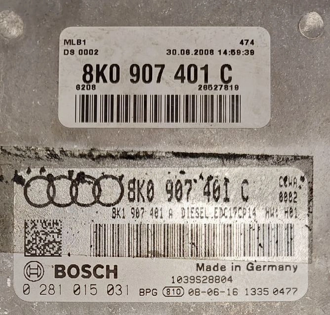 0281015031 8K0907401C 8K2907401A 0006 1037516682 EDC17CP14 Audi A4 3.0TDI 176KW CCWA BENCH FULL.rar