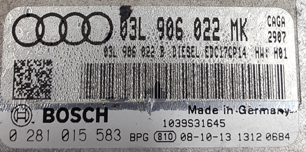 0281015583 03L906022MK 1037398832 EDC17CP14 Audi A4 08y 2.0tdi 103kw BOOT FULL.rar