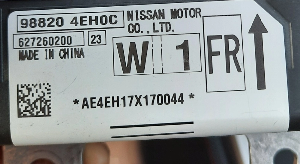 98820-4EH0C 988204EH0C Nissan Qashqai XC2336B CRASH+CLEAR 3 SRS.rar