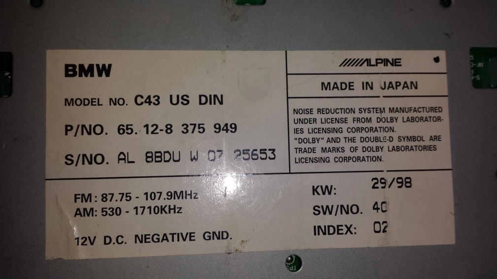 65.12-8375949 AL8BDUW0725653 RADIO ALPINE 24C08 CODE11226 EEP.rar
