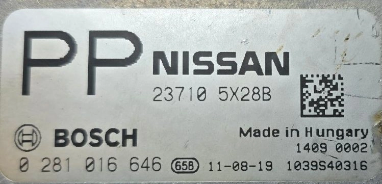0281016646 23710-5X28B EDC16C42 Nissan Navara 3.0DCI ORI+noDPF noEGR BENCH FULL.rar
