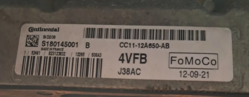 S180145001B CC11-12A650-AB CC11-12B684-AB CC11-14C204-CBT SID208 FORD TRANZIT 2.2D 2012Y PCM MTgearbox FULL.rar